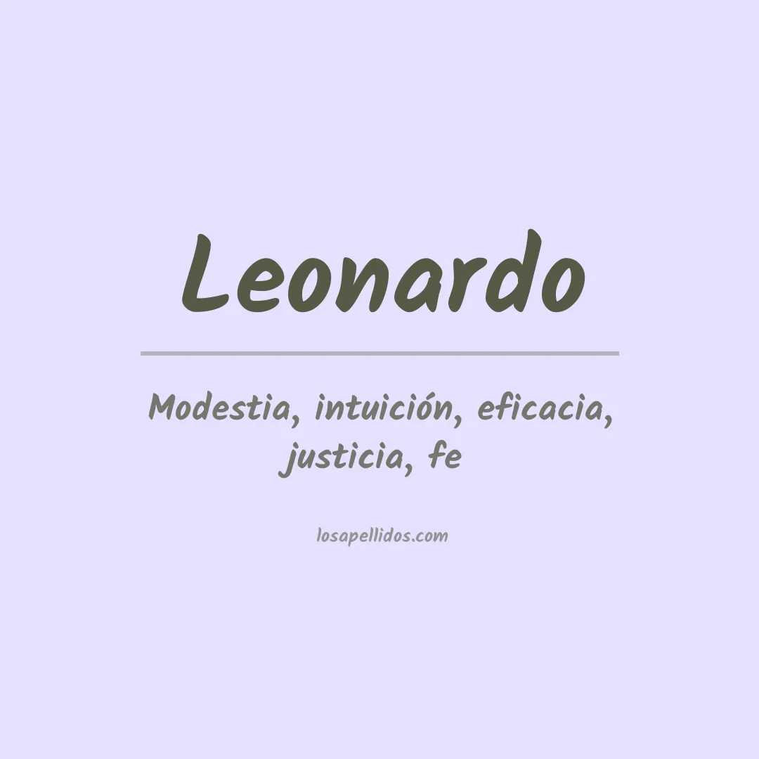 Apellido Leonardo