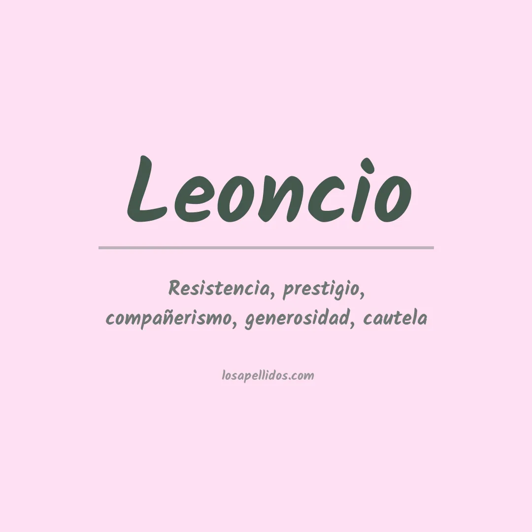 Apellido Leoncio