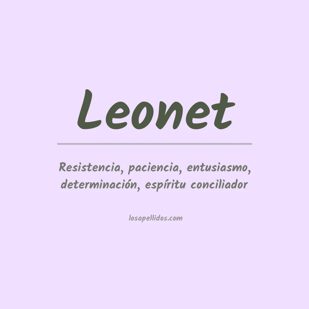 Apellido Leonet