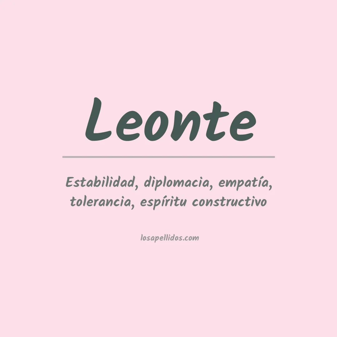 Apellido Leonte