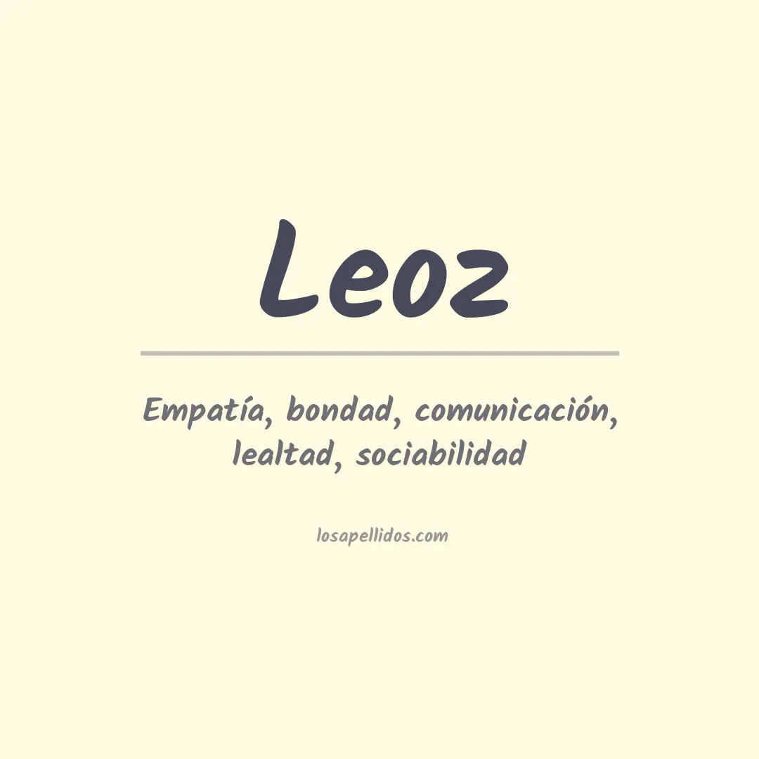 Apellido Leoz