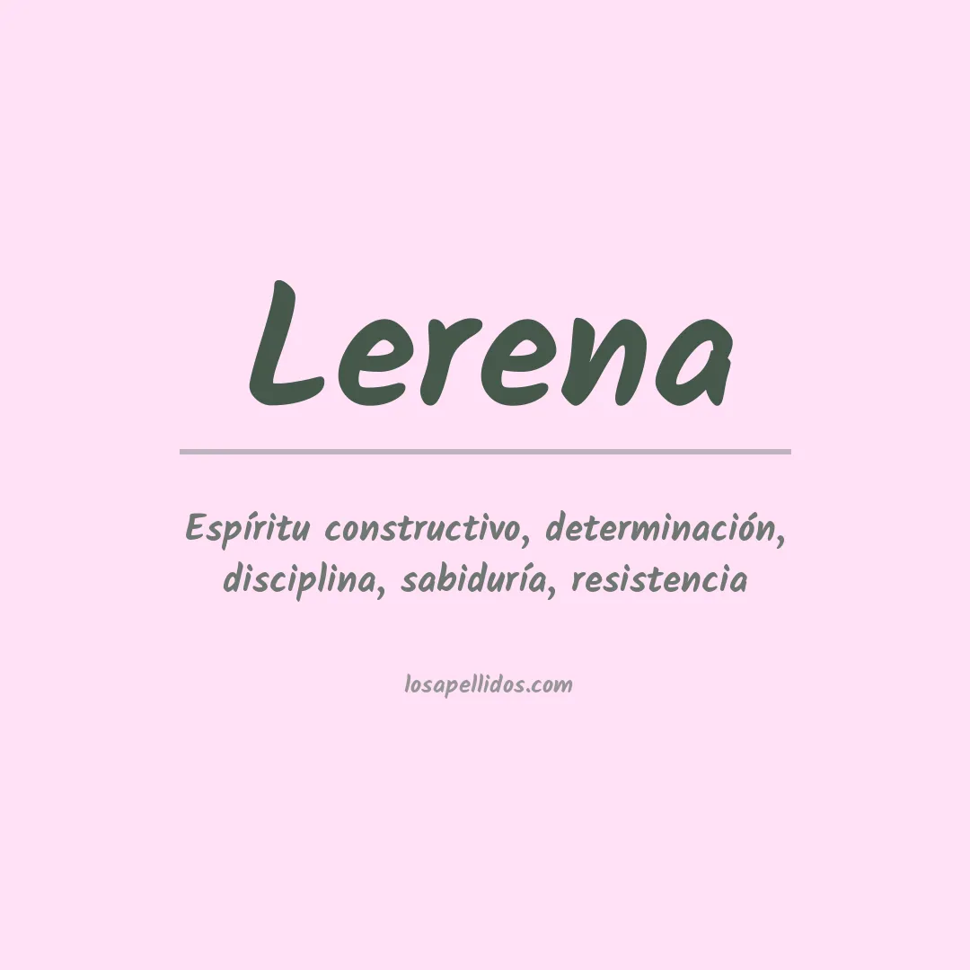 Apellido Lerena