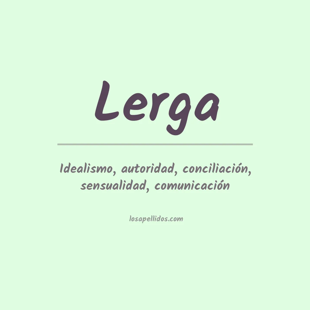 Apellido Lerga