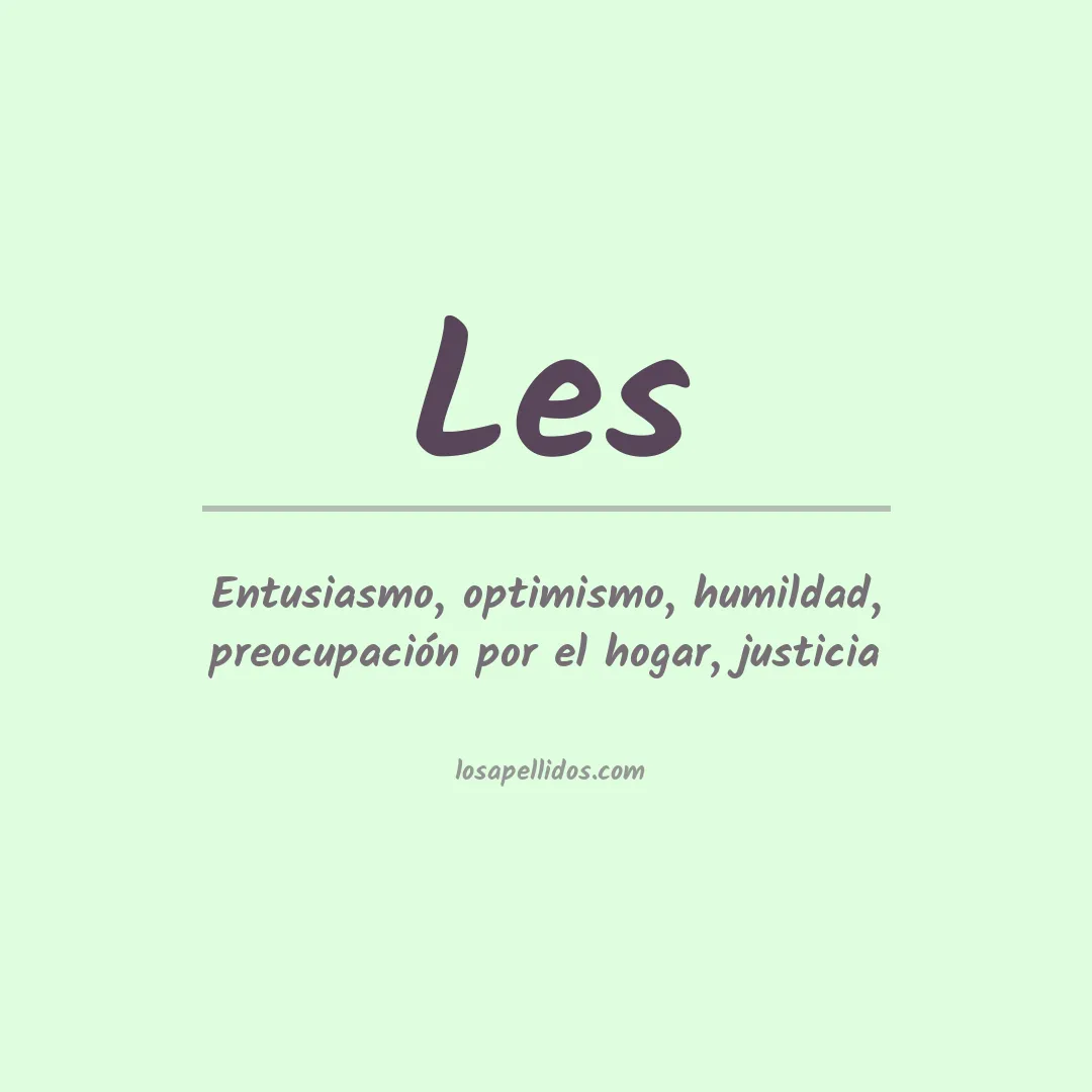 Apellido Les
