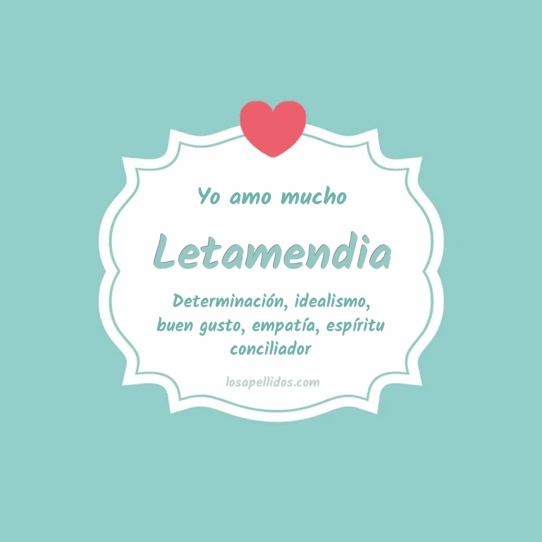 Yo amo mucho Letamendia