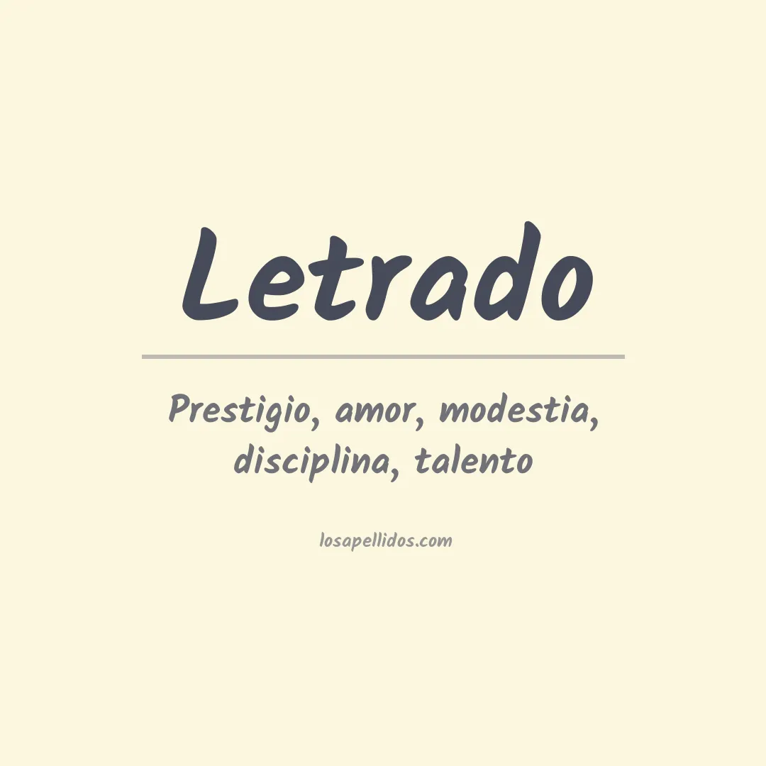 Apellido Letrado