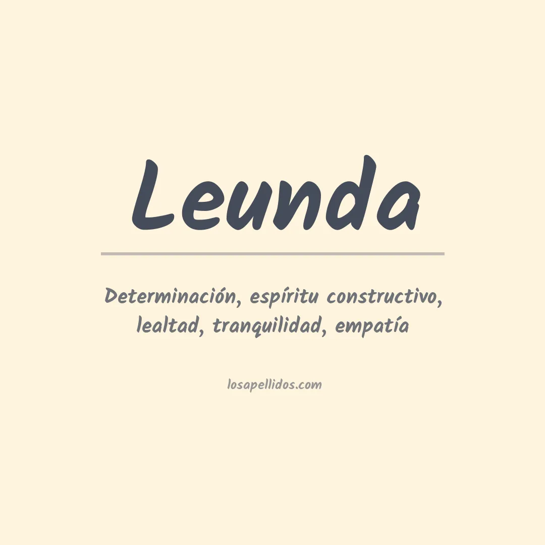 Apellido Leunda