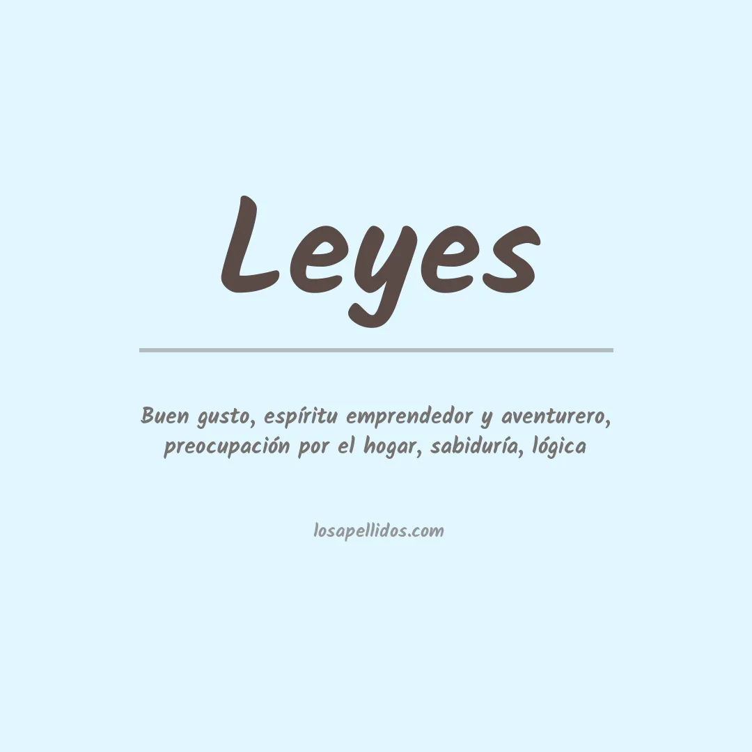 Apellido Leyes
