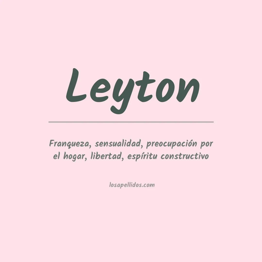 Apellido Leyton