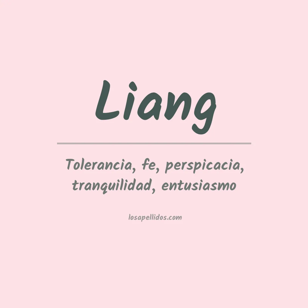 Apellido Liang