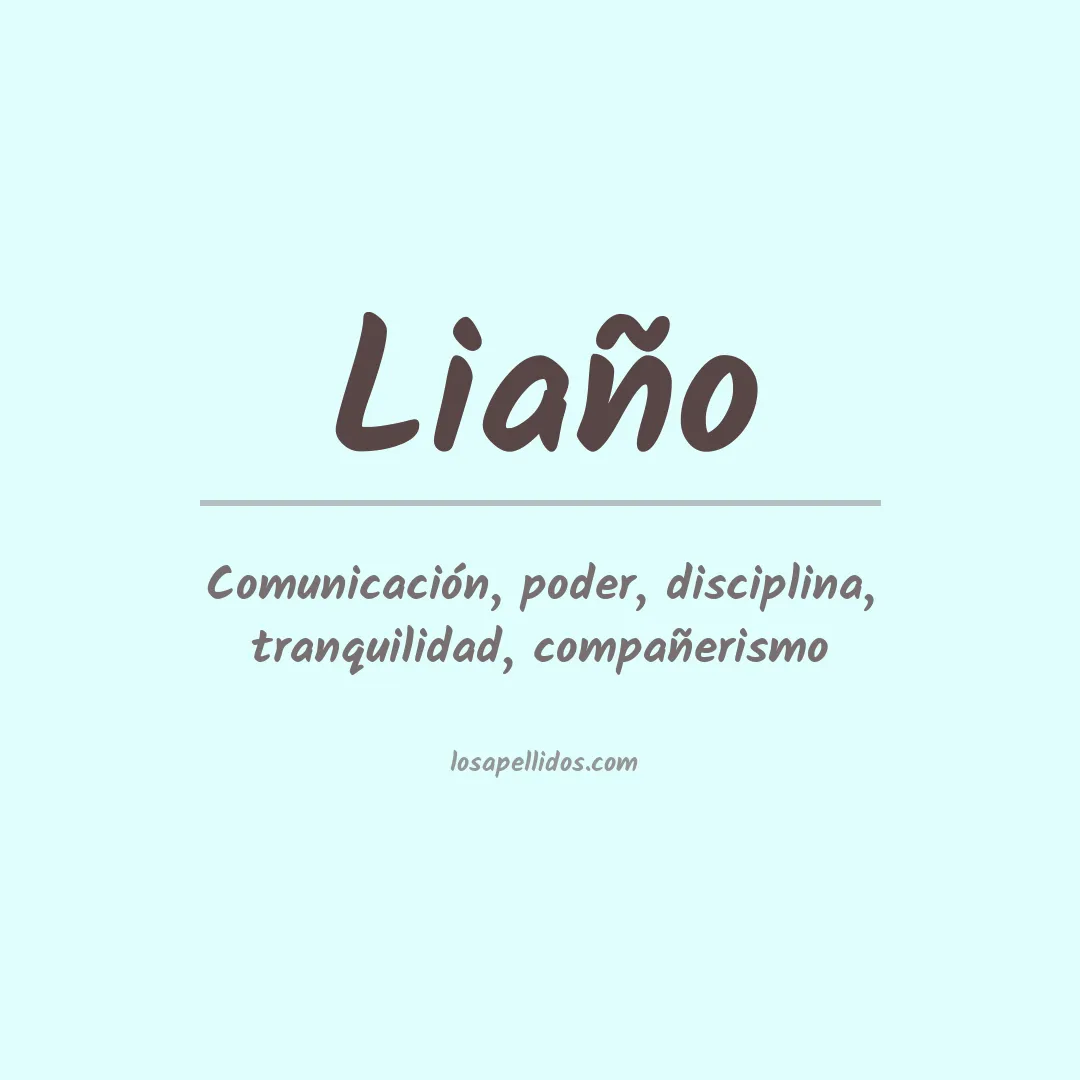 Apellido Liaño