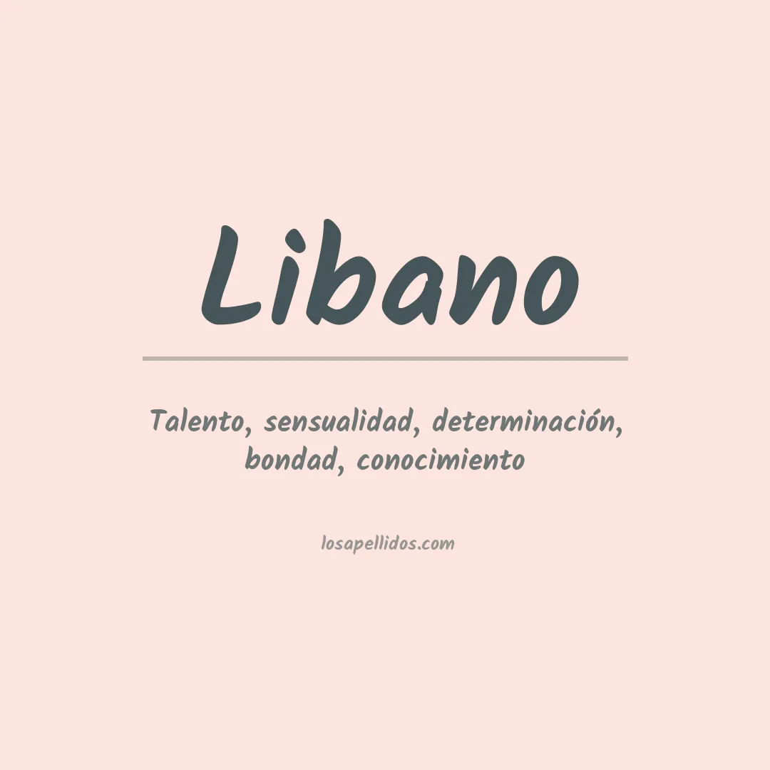 Apellido Libano