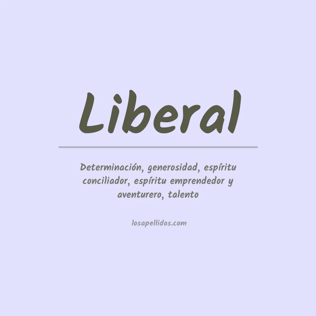 Apellido Liberal