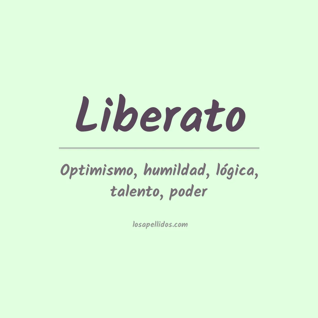 Apellido Liberato