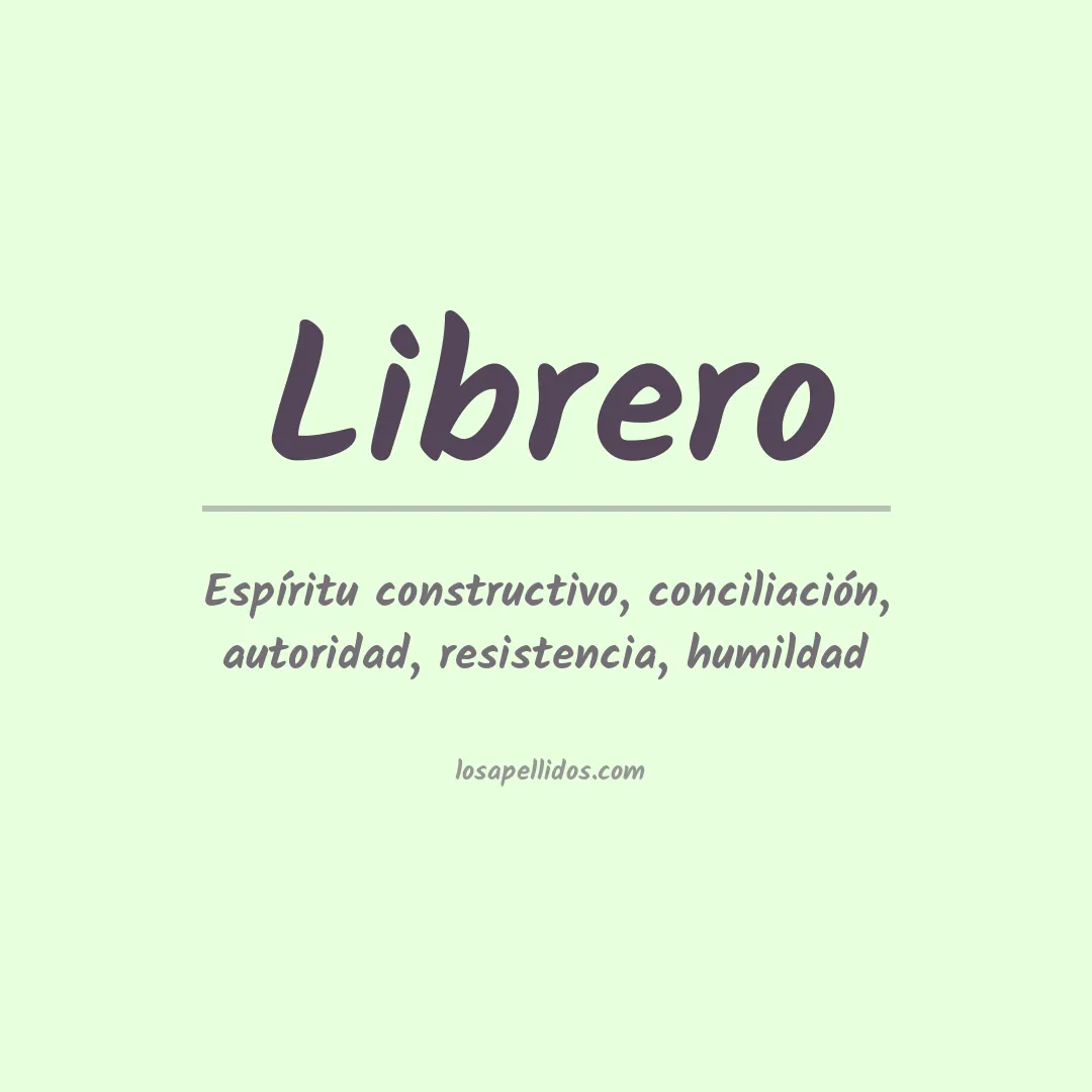 Apellido Librero