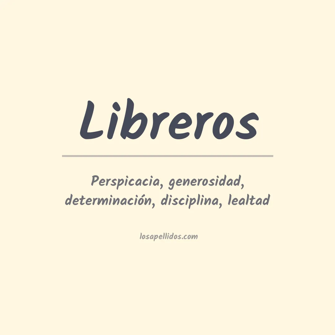 Apellido Libreros