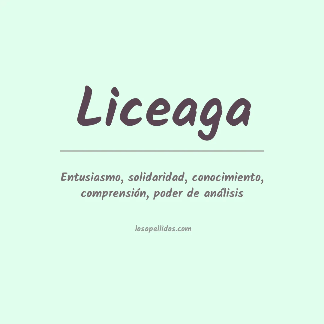 Apellido Liceaga