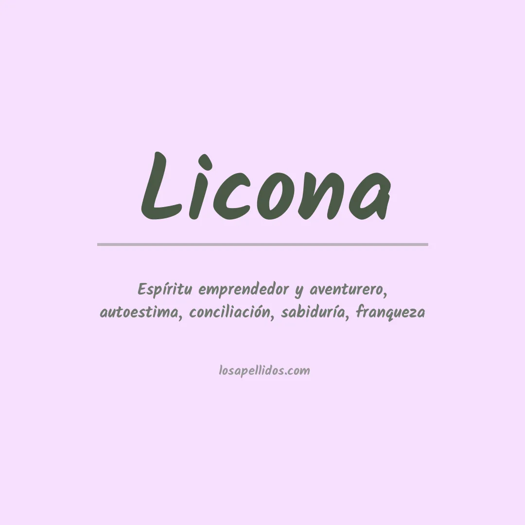 Apellido Licona