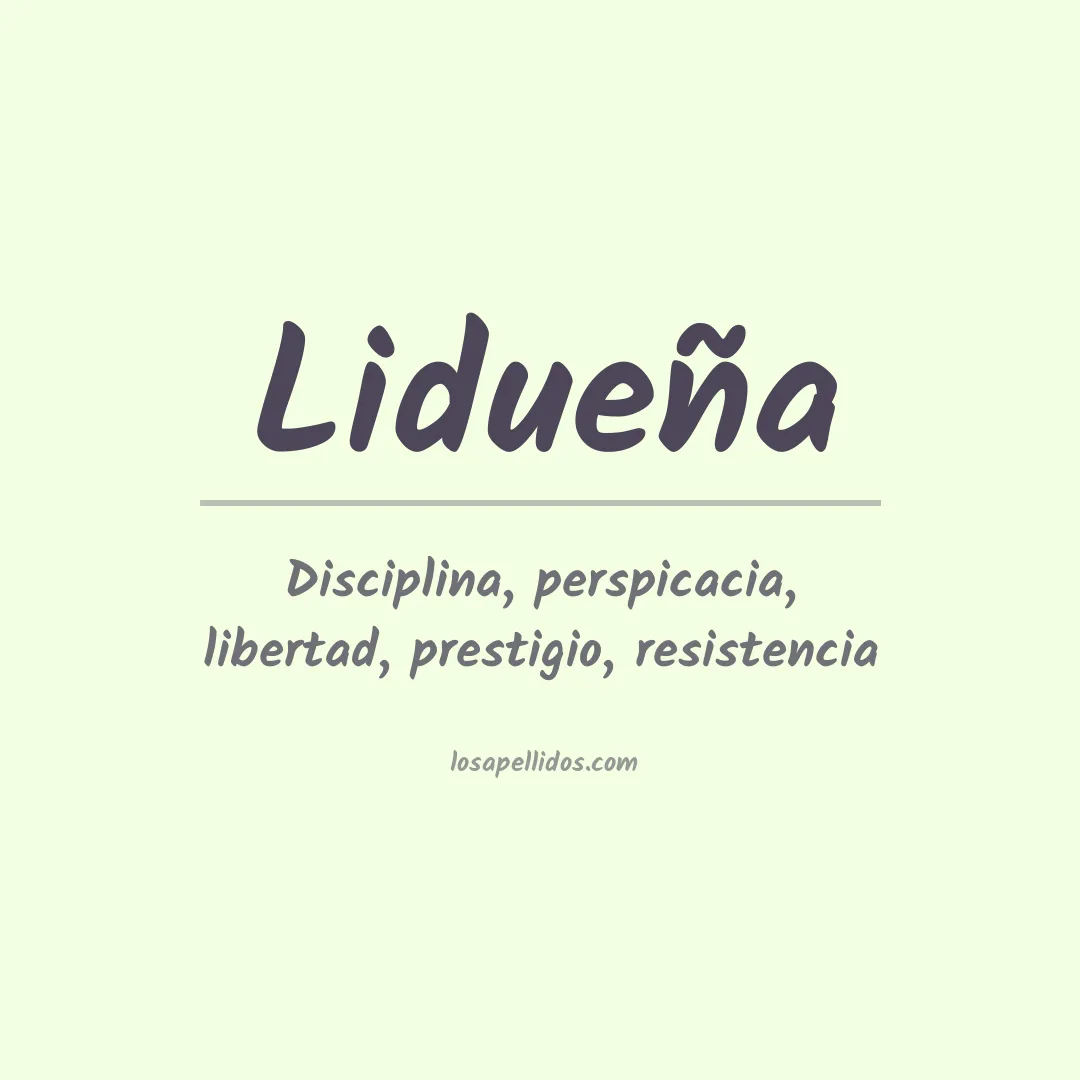 Apellido Lidueña