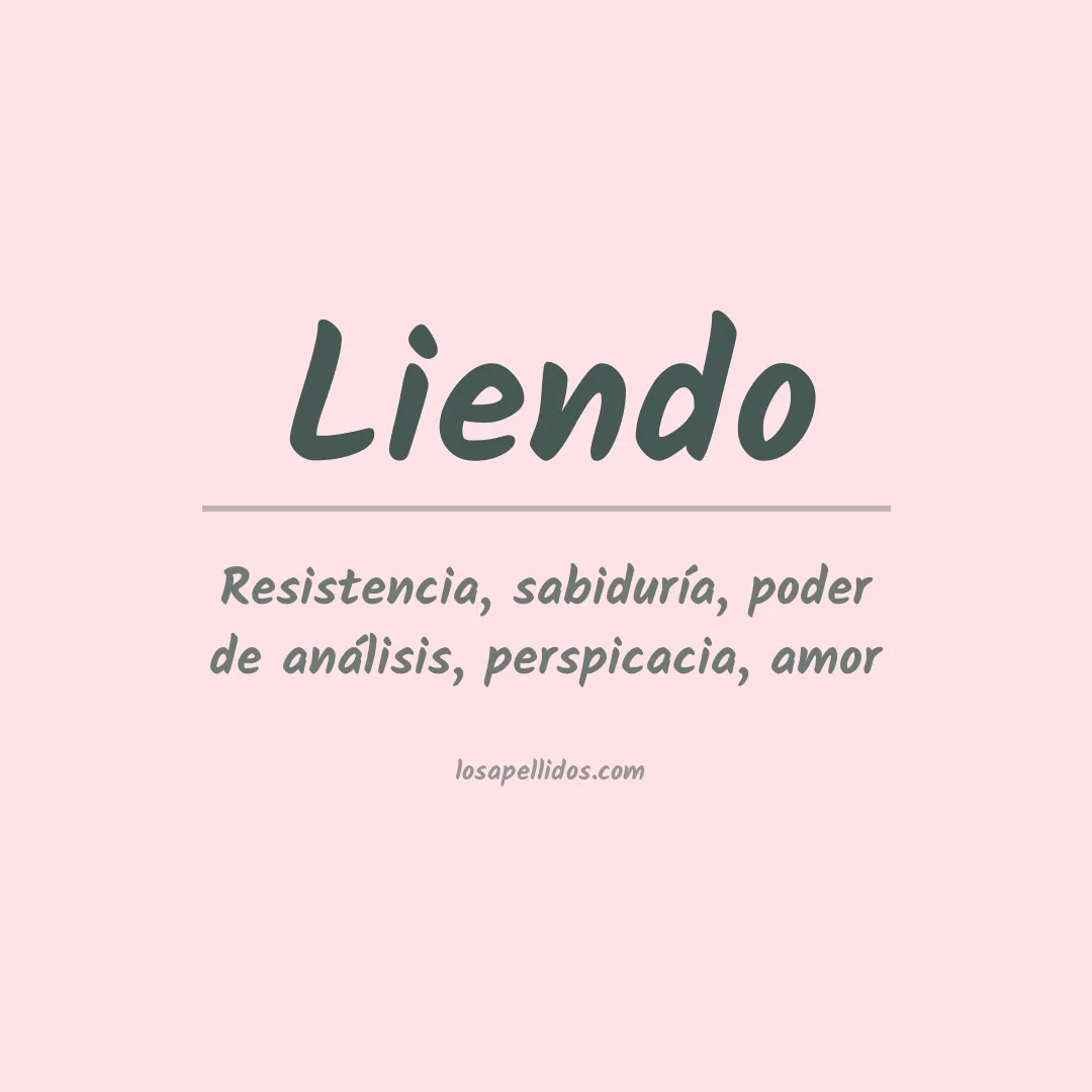 Apellido Liendo