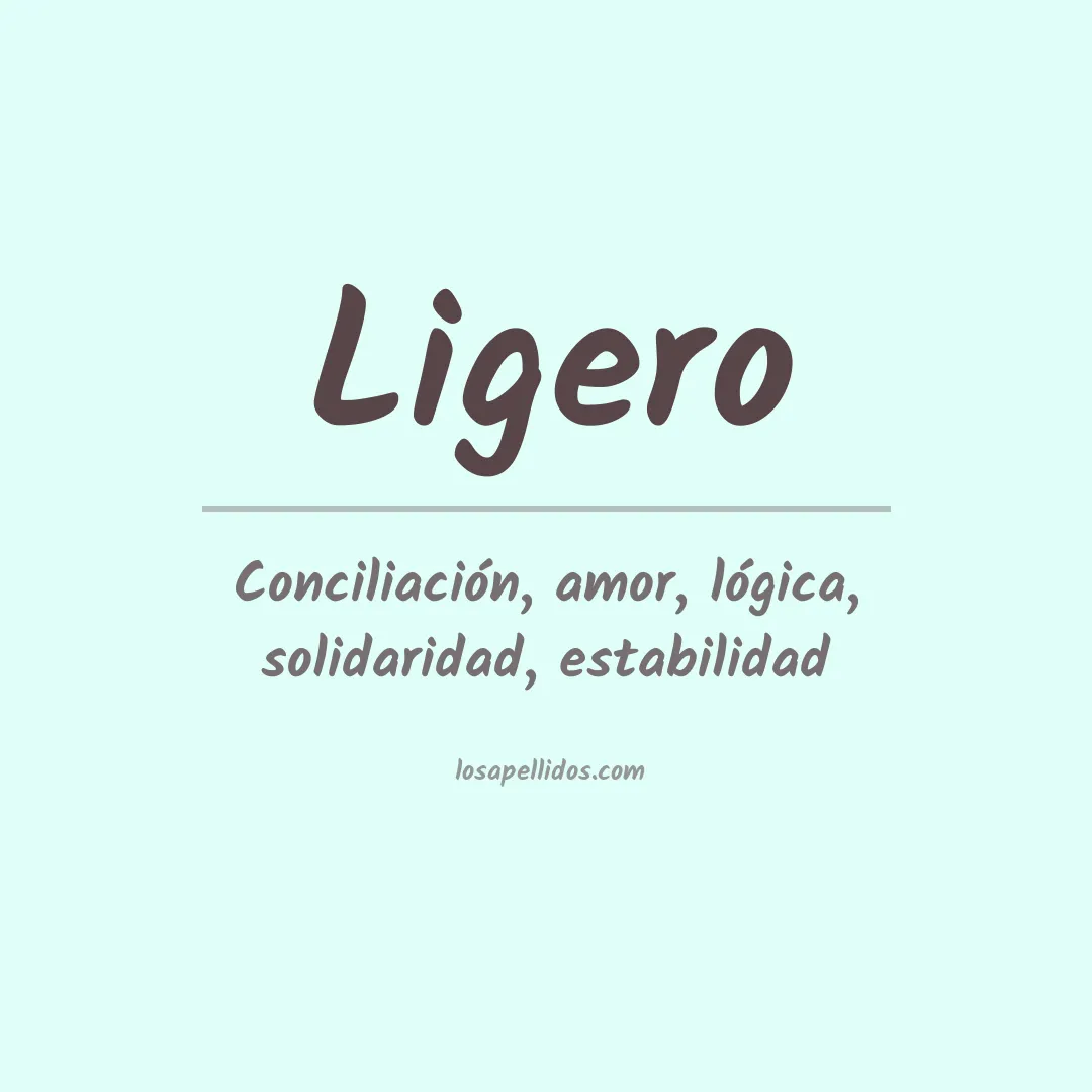 Apellido Ligero