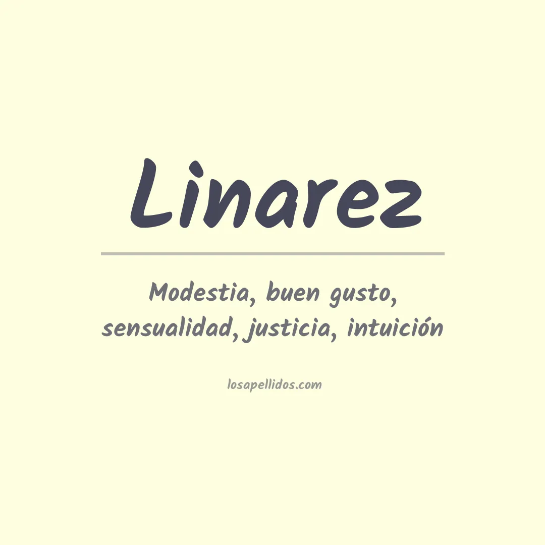 Apellido Linarez