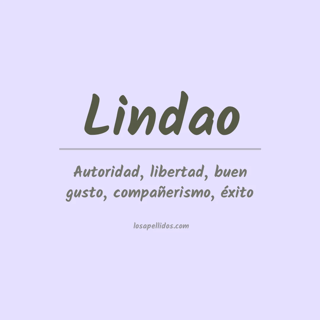 Apellido Lindao