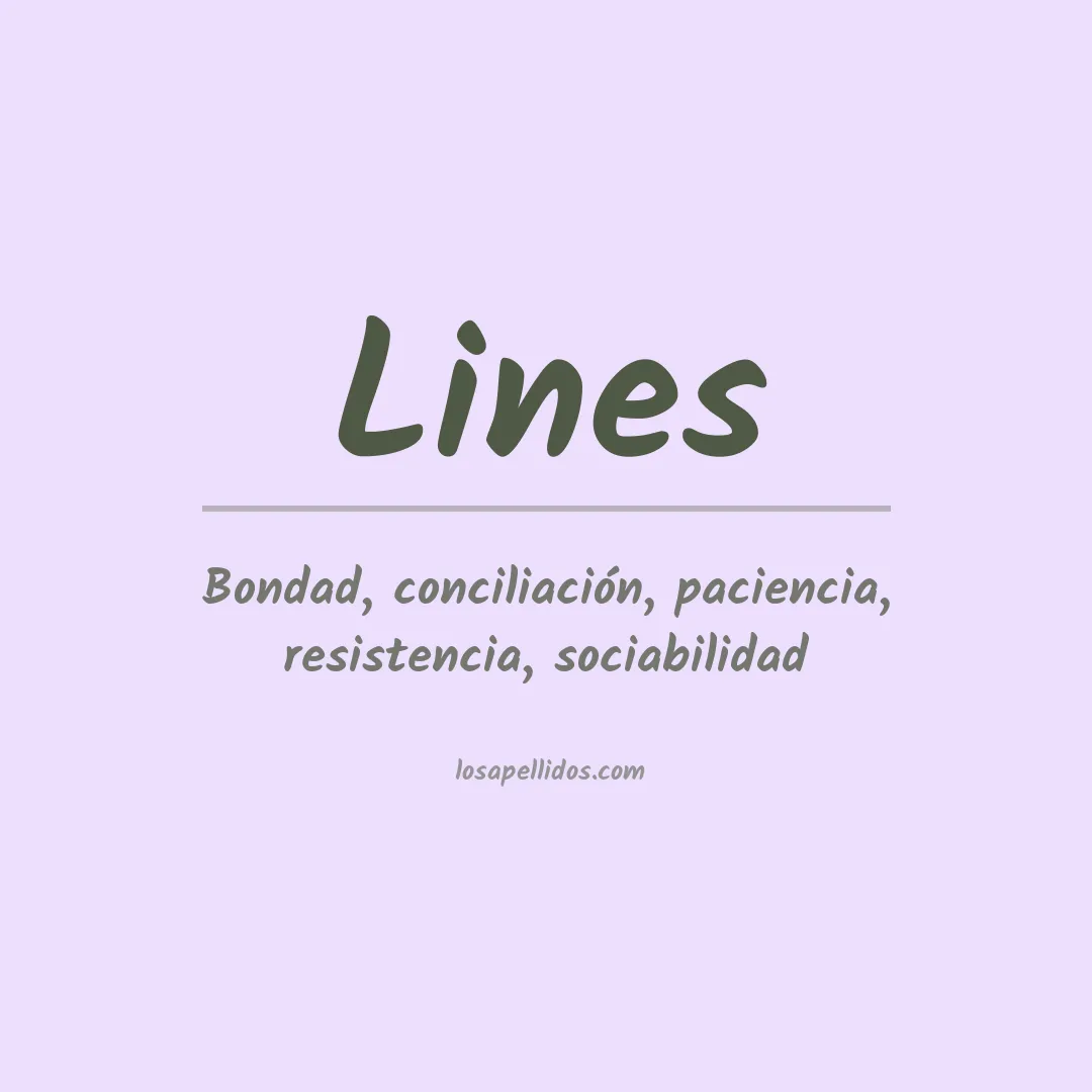 Apellido Lines