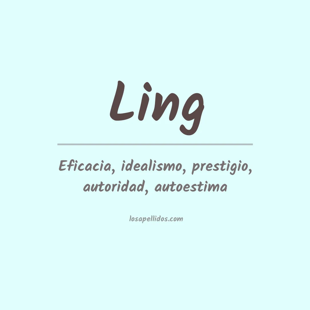 Apellido Ling