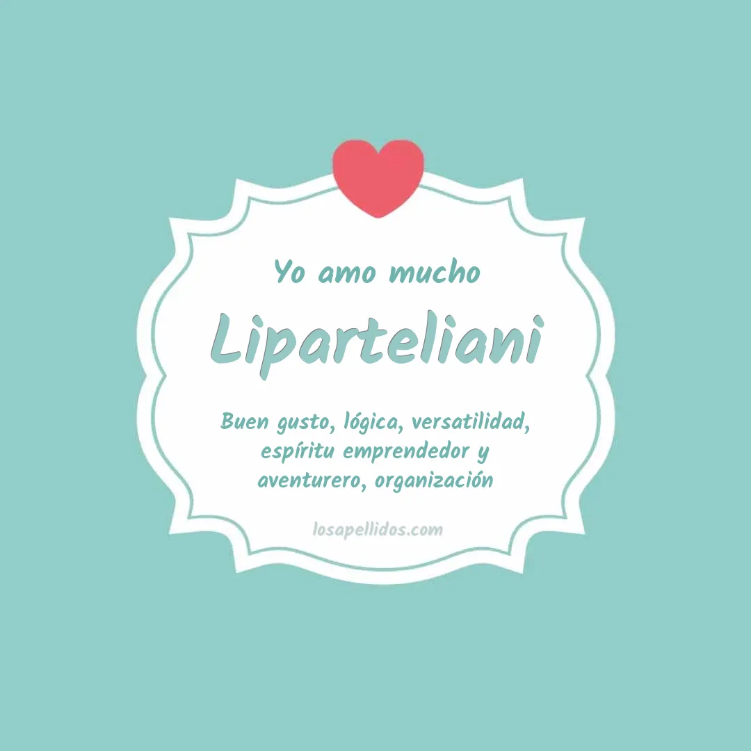 Yo amo mucho Liparteliani