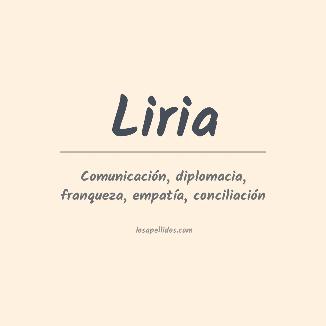 Apellido Liria
