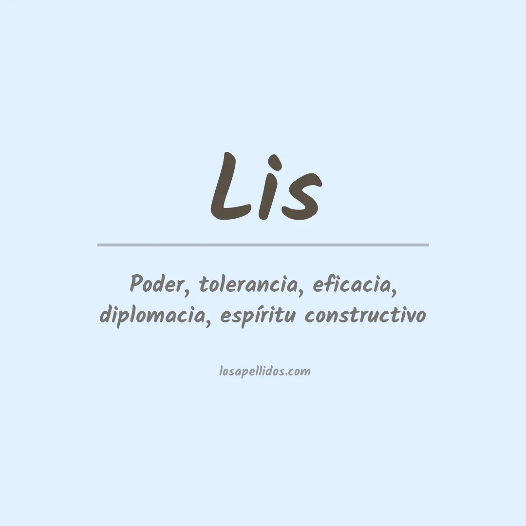 Apellido Lis