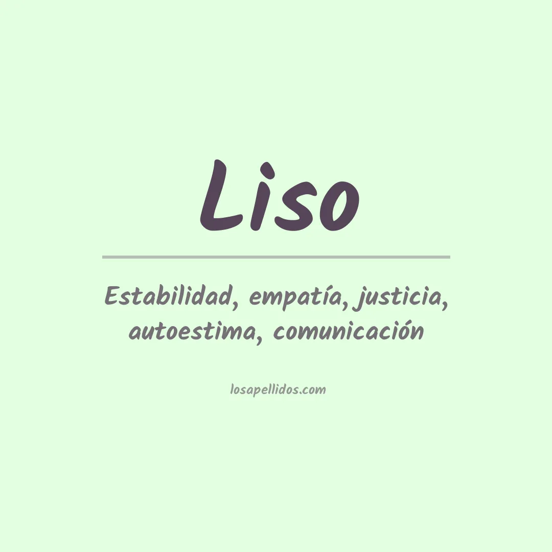 Apellido Liso