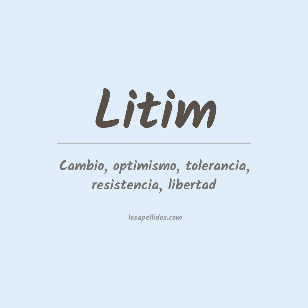 Apellido Litim