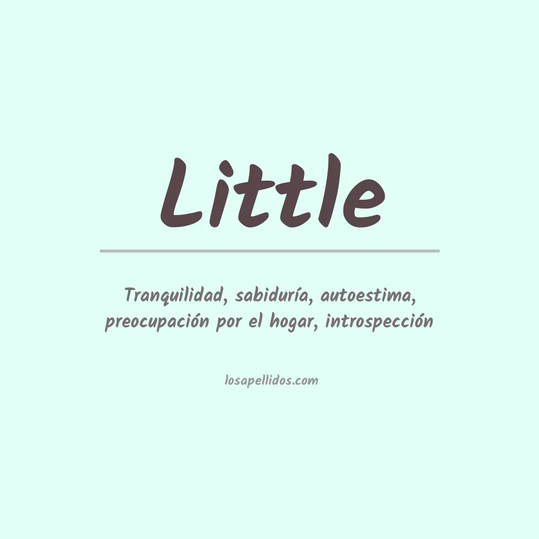 Apellido Little