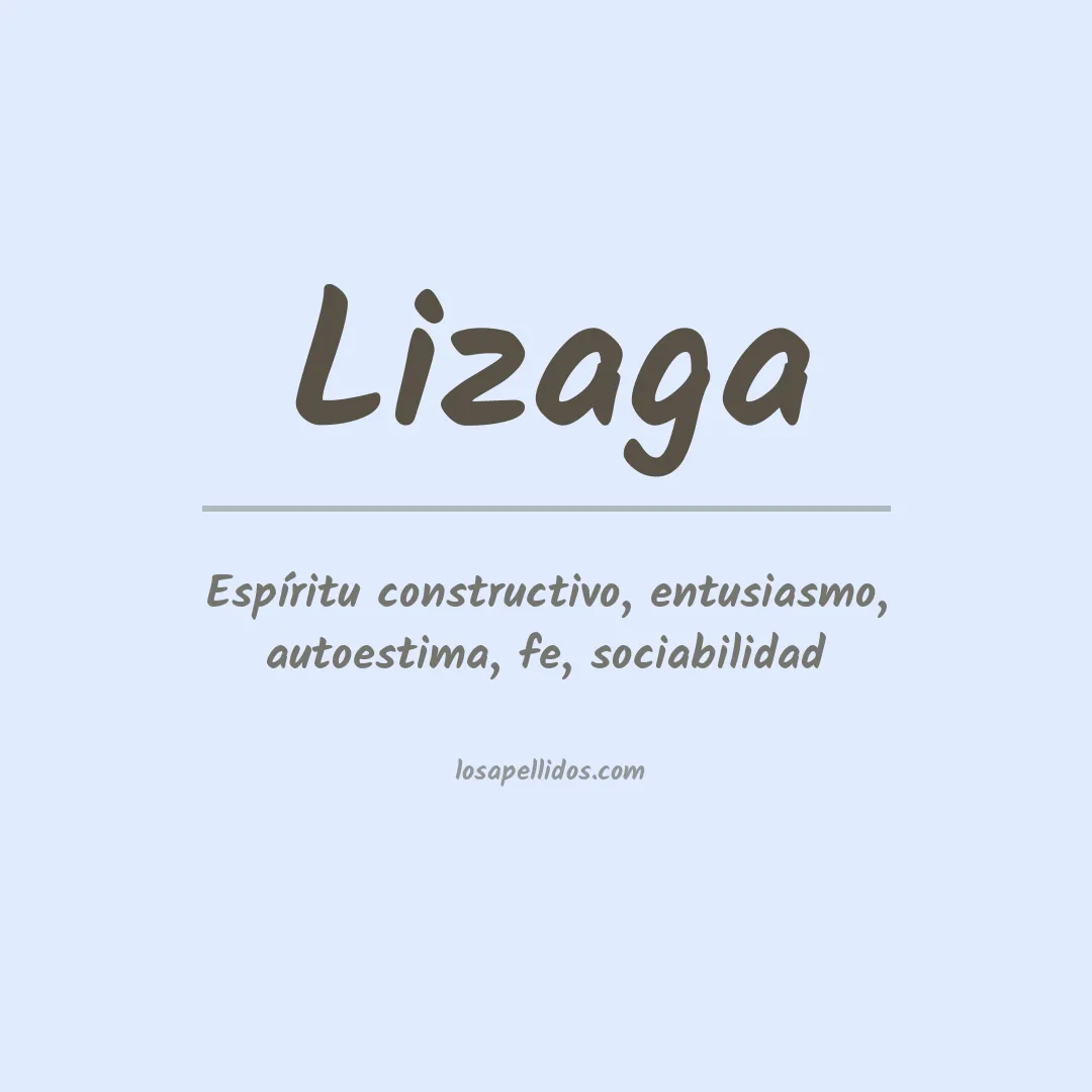 Apellido Lizaga
