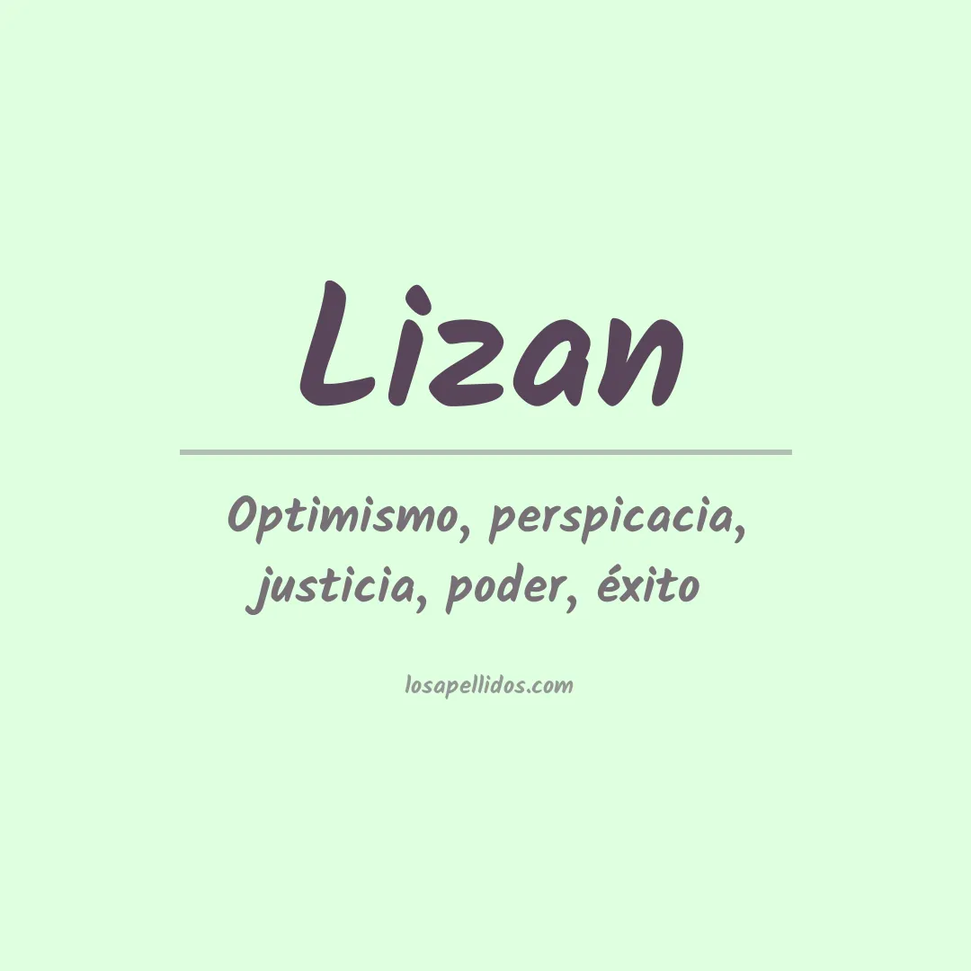 Apellido Lizan