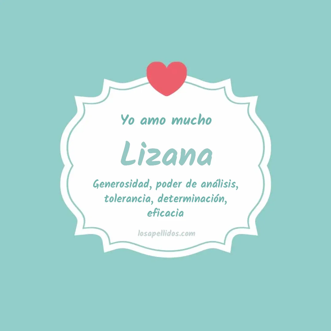 Yo amo mucho Lizana