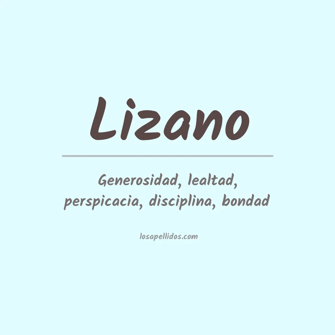 Apellido Lizano