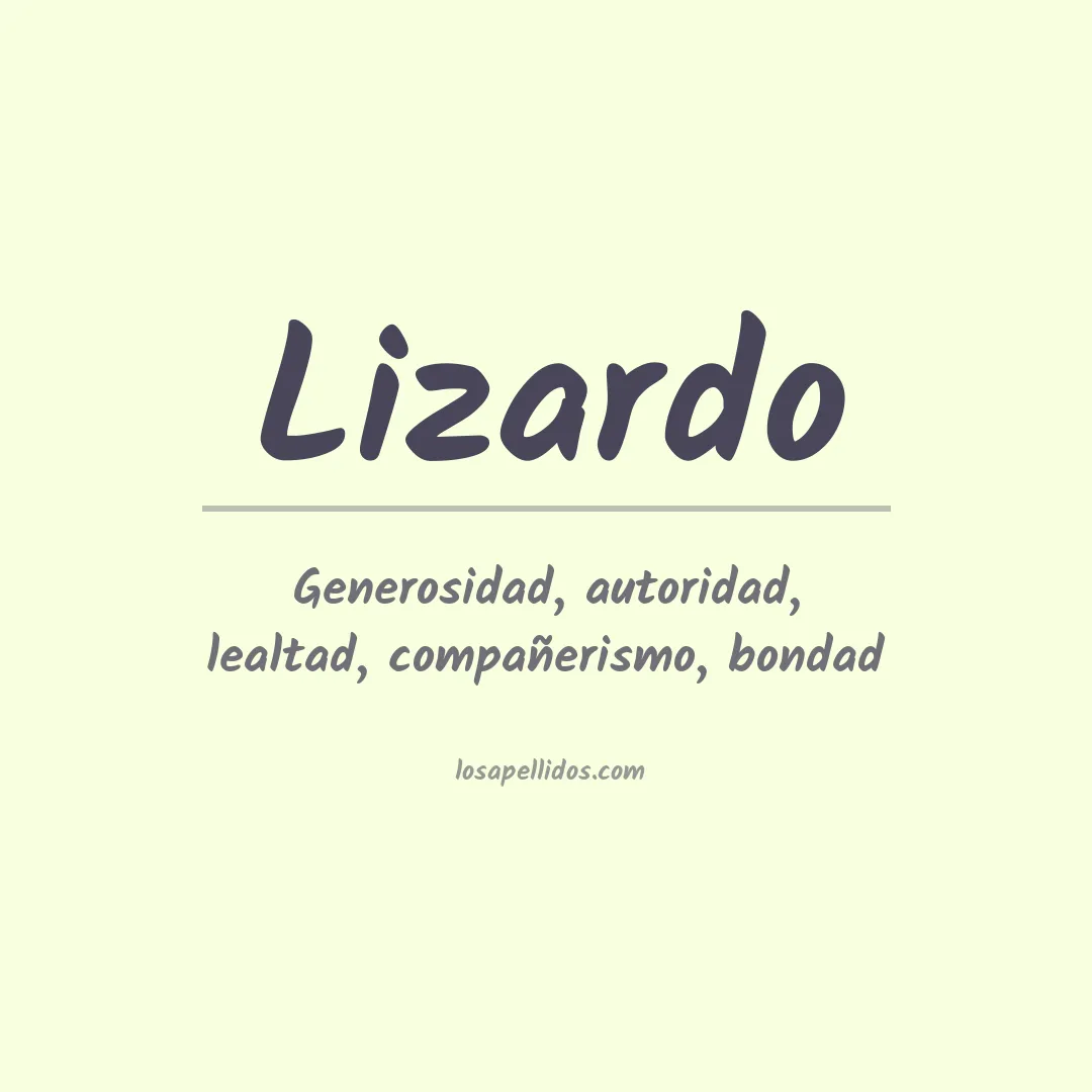 Apellido Lizardo