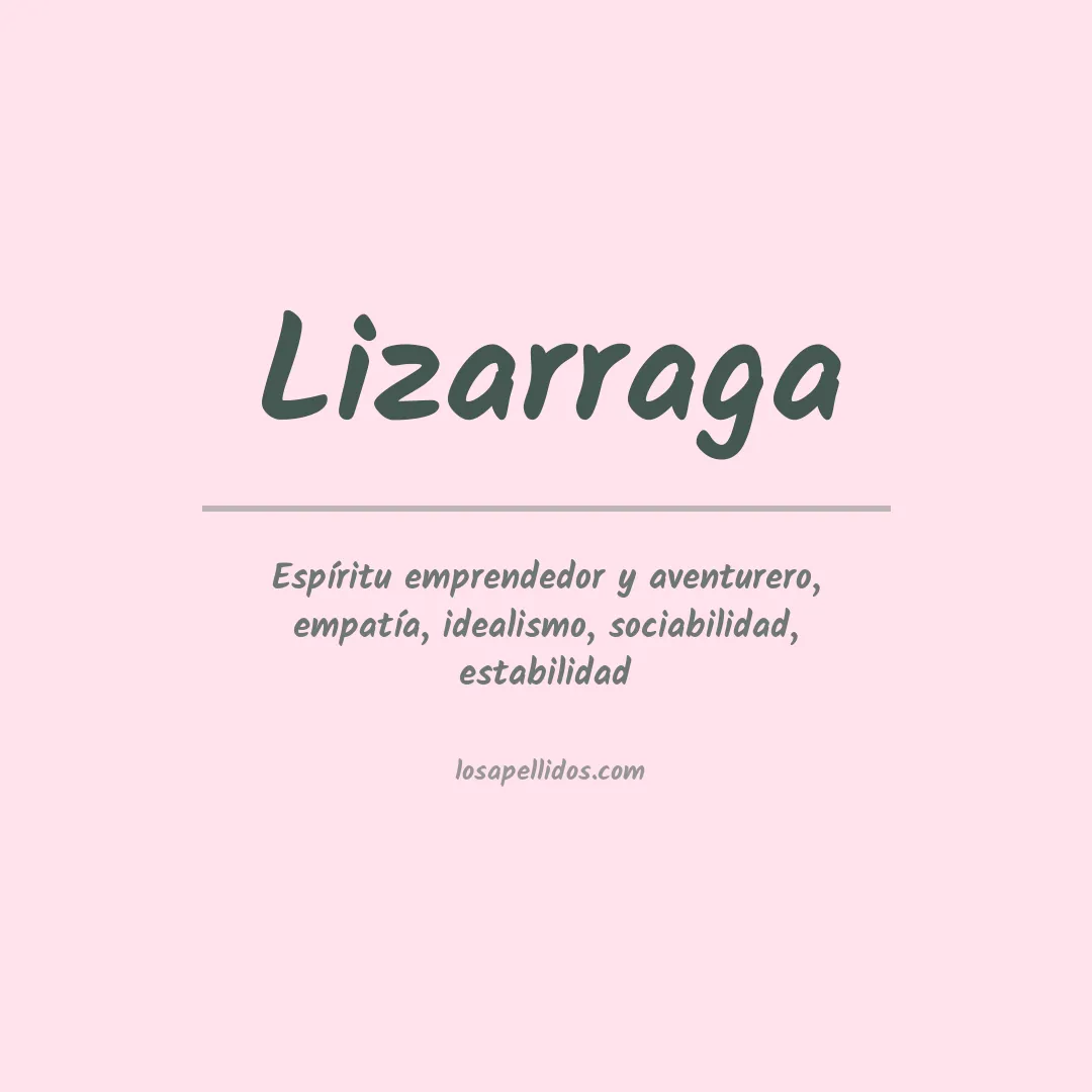 Apellido Lizarraga
