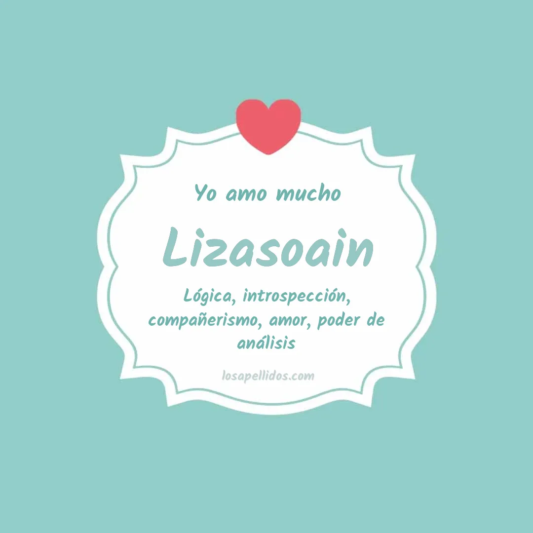 Yo amo mucho Lizasoain