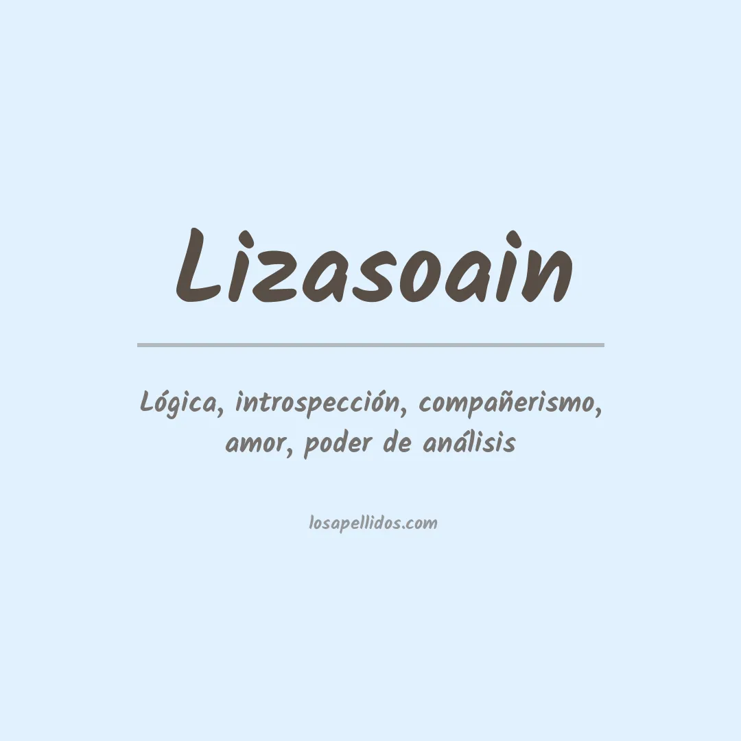 Apellido Lizasoain