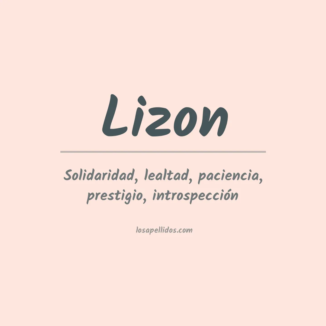 Apellido Lizon