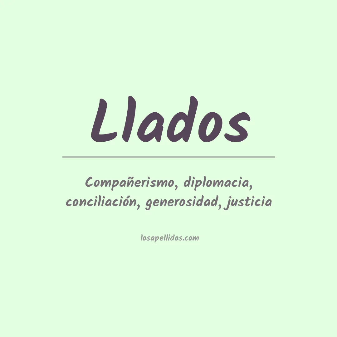 Apellido Llados