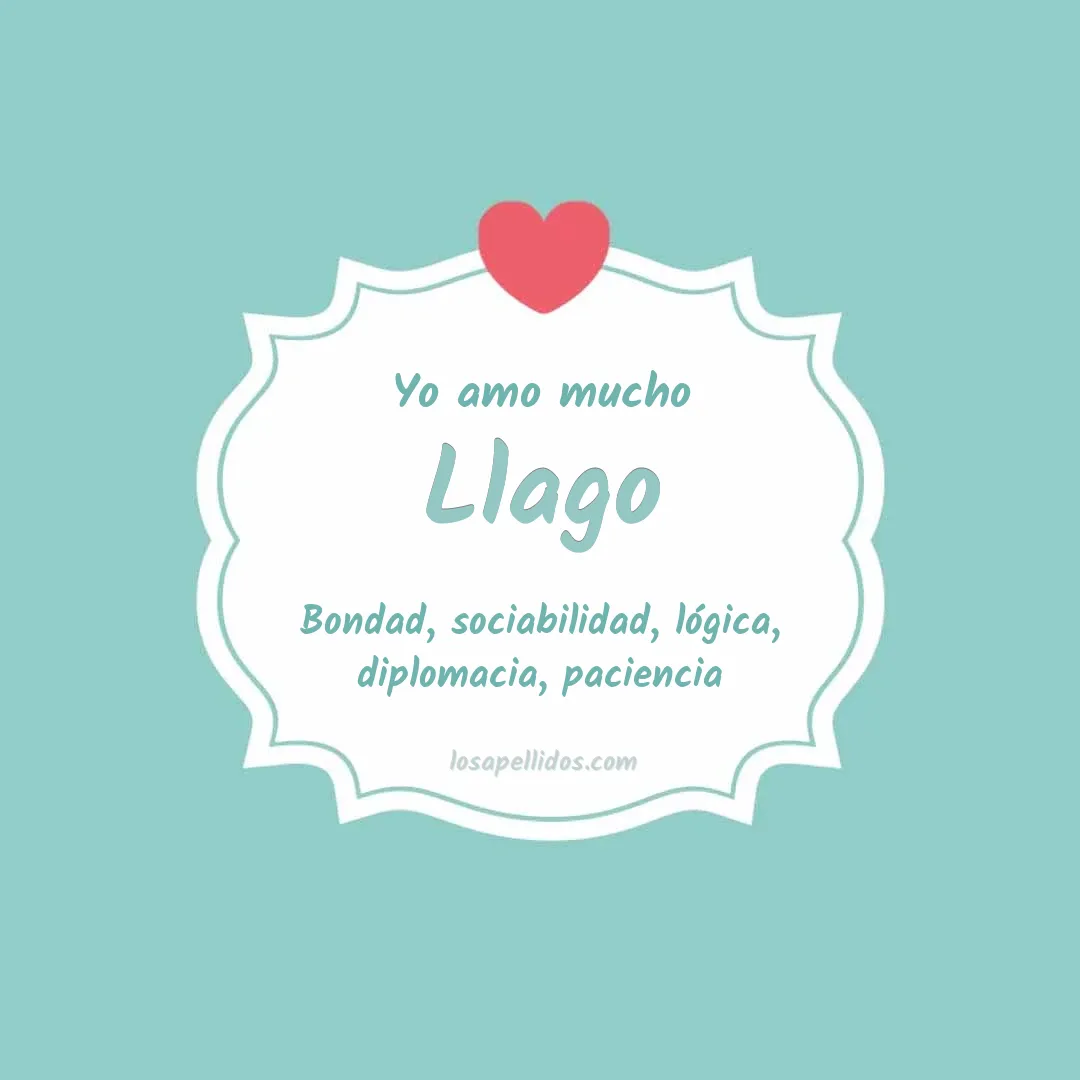Yo amo mucho Llago