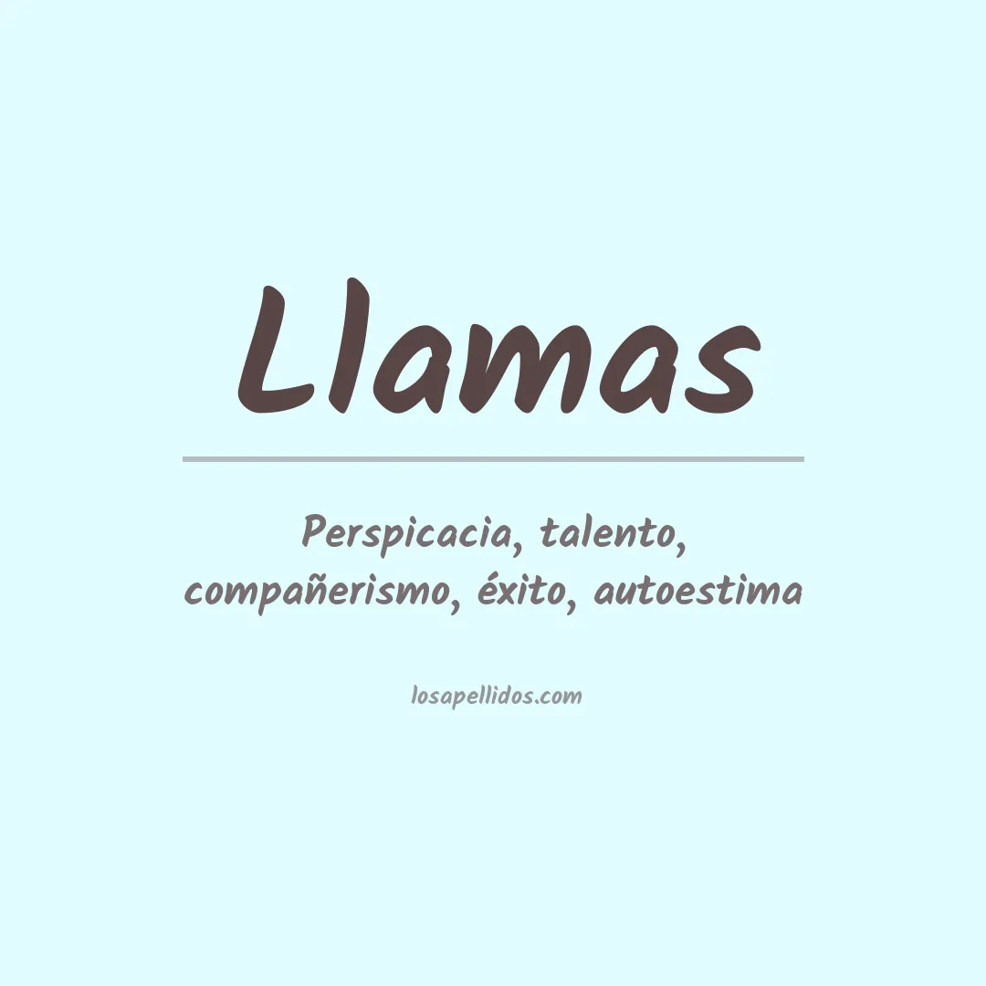 Apellido Llamas
