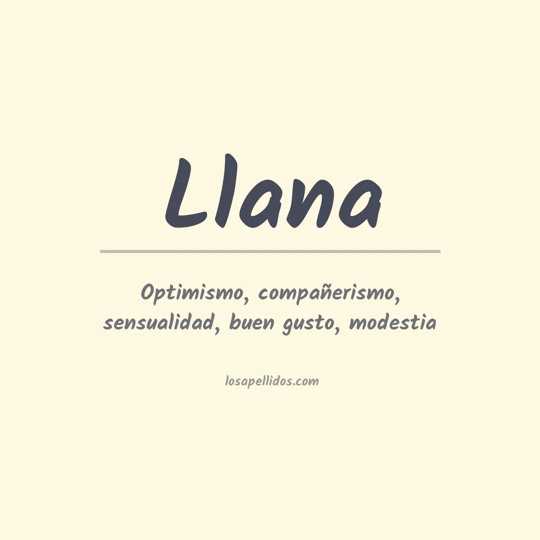 Apellido Llana