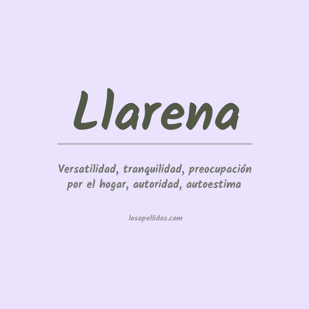 Apellido Llarena