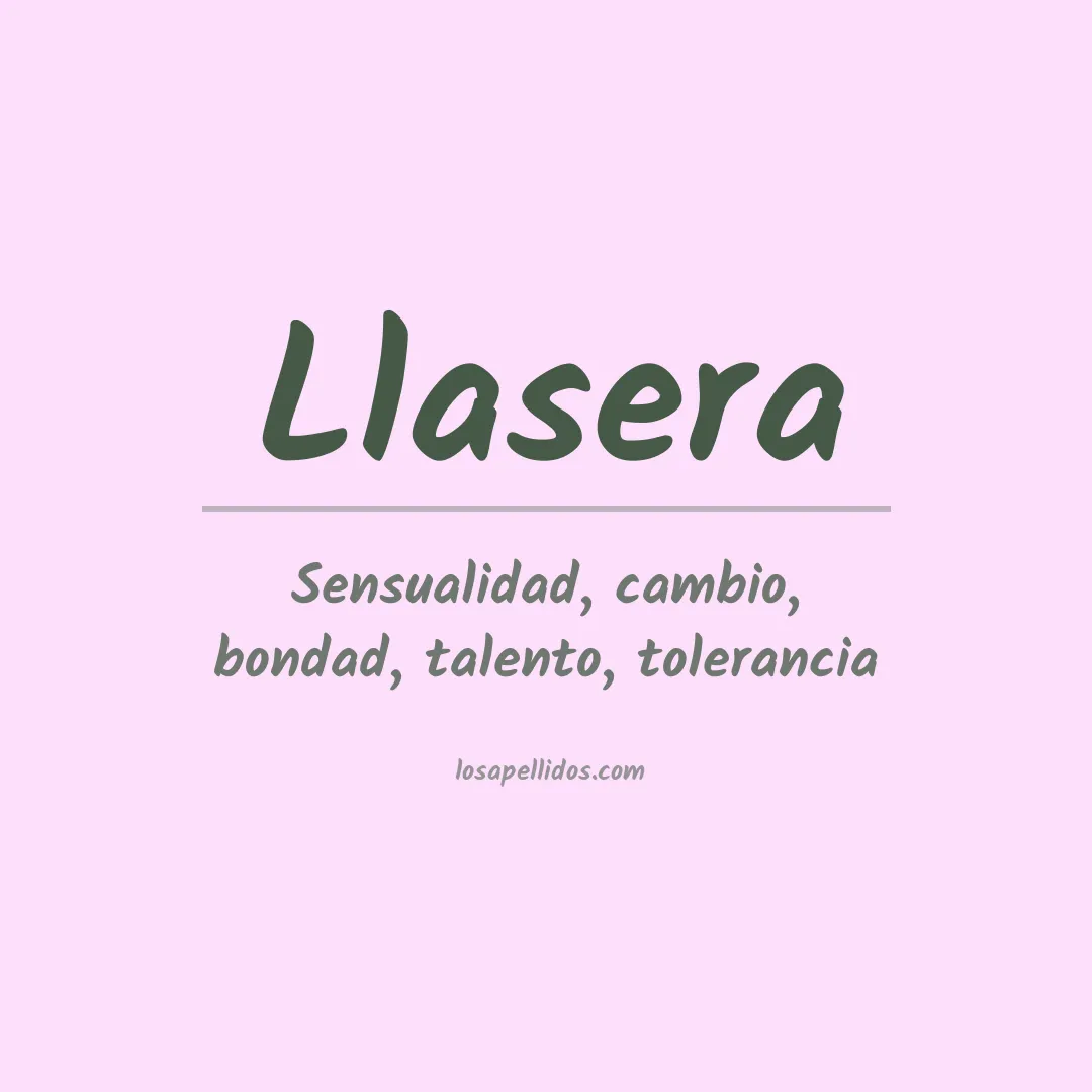 Apellido Llasera